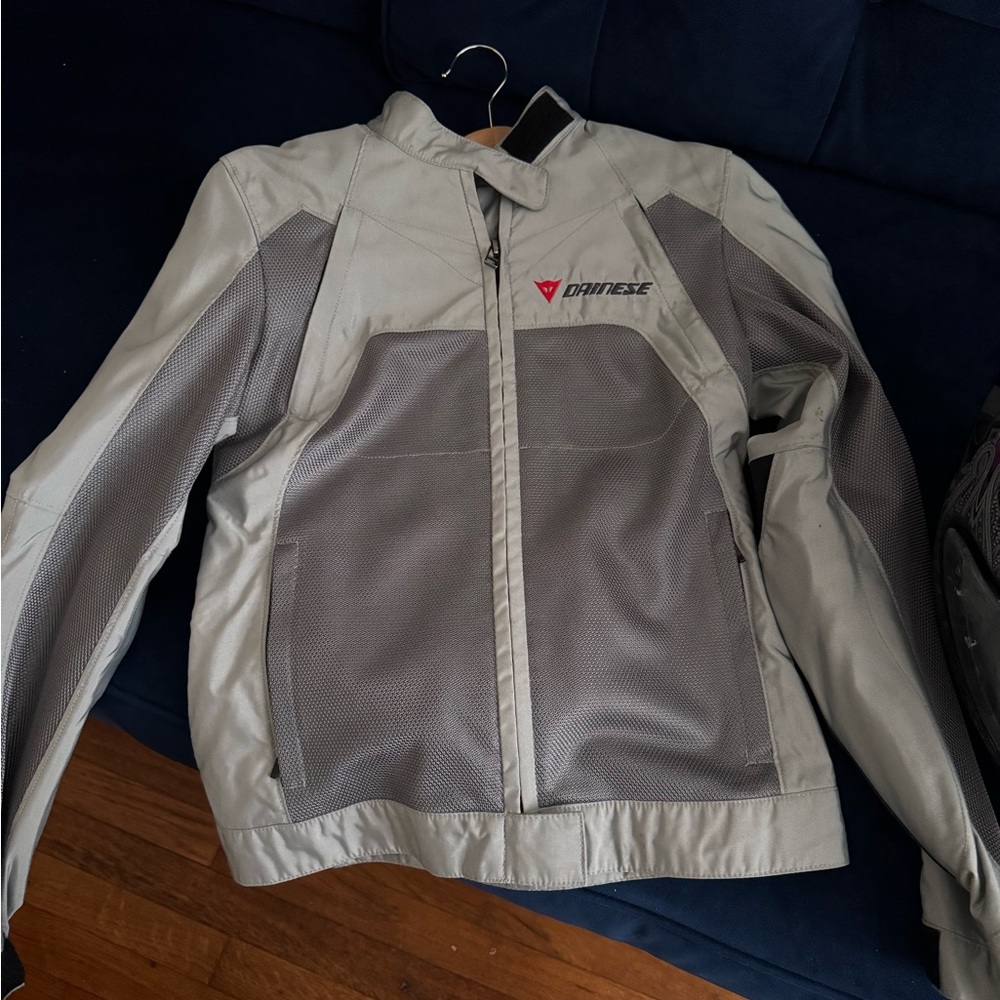 Dainese Women's Light Gray Mesh Motorcycle Jacket